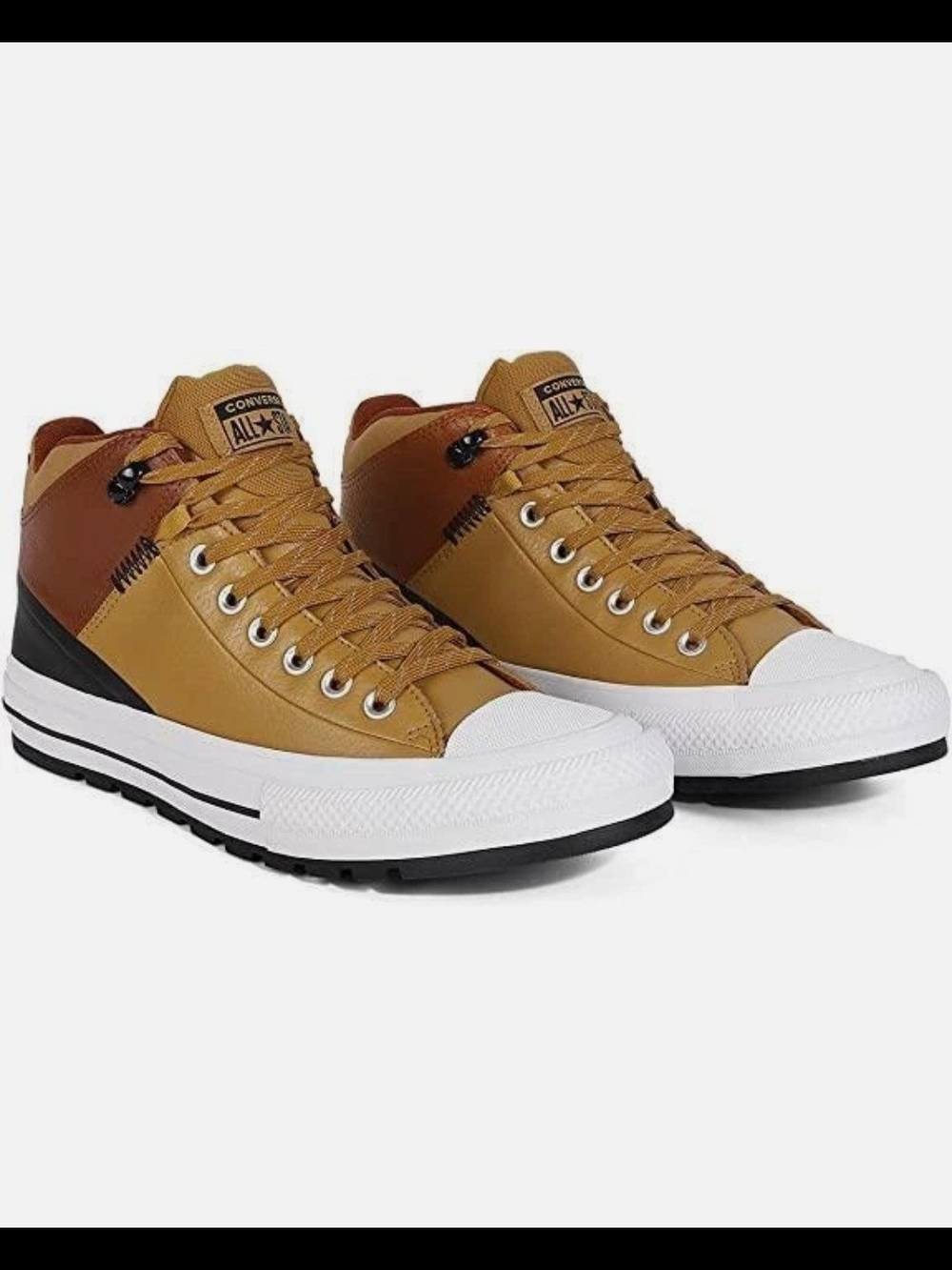 Converse Unisex Chuck Taylor All Star Street Boot 171446C Wheat/Cedar Bark/White